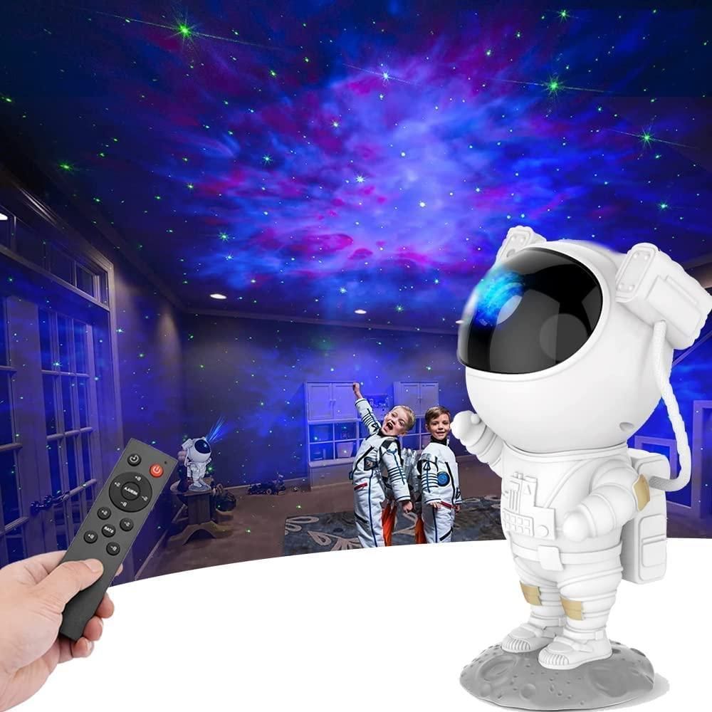 Astronaut Galaxy Projector with 360° Rotating Head & Remote Control | Night Light for Kids & Home Décor
