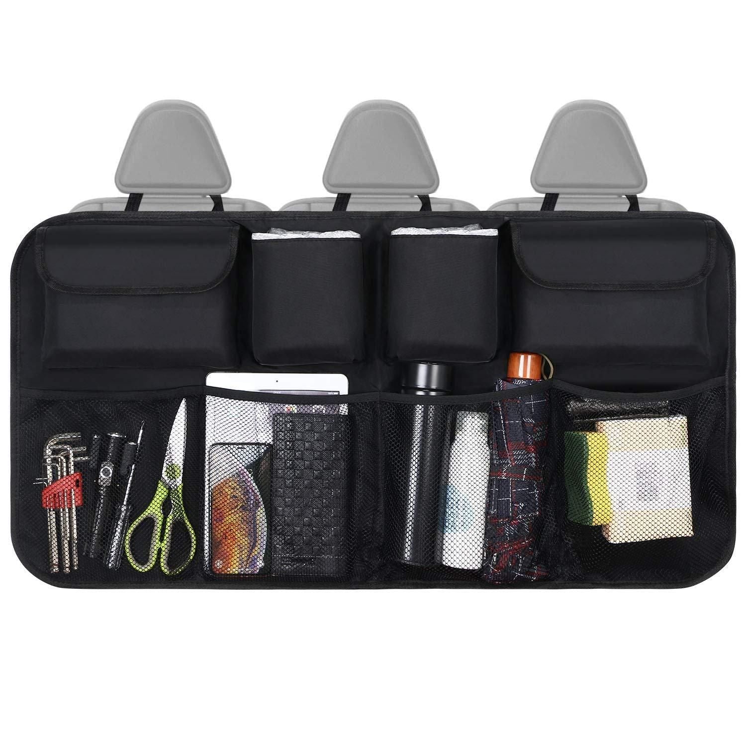 Car Back Seat Organizer – Multi-Pocket Storage Bag for Cars, Ideal for Travel & Daily Use (1 Pc)