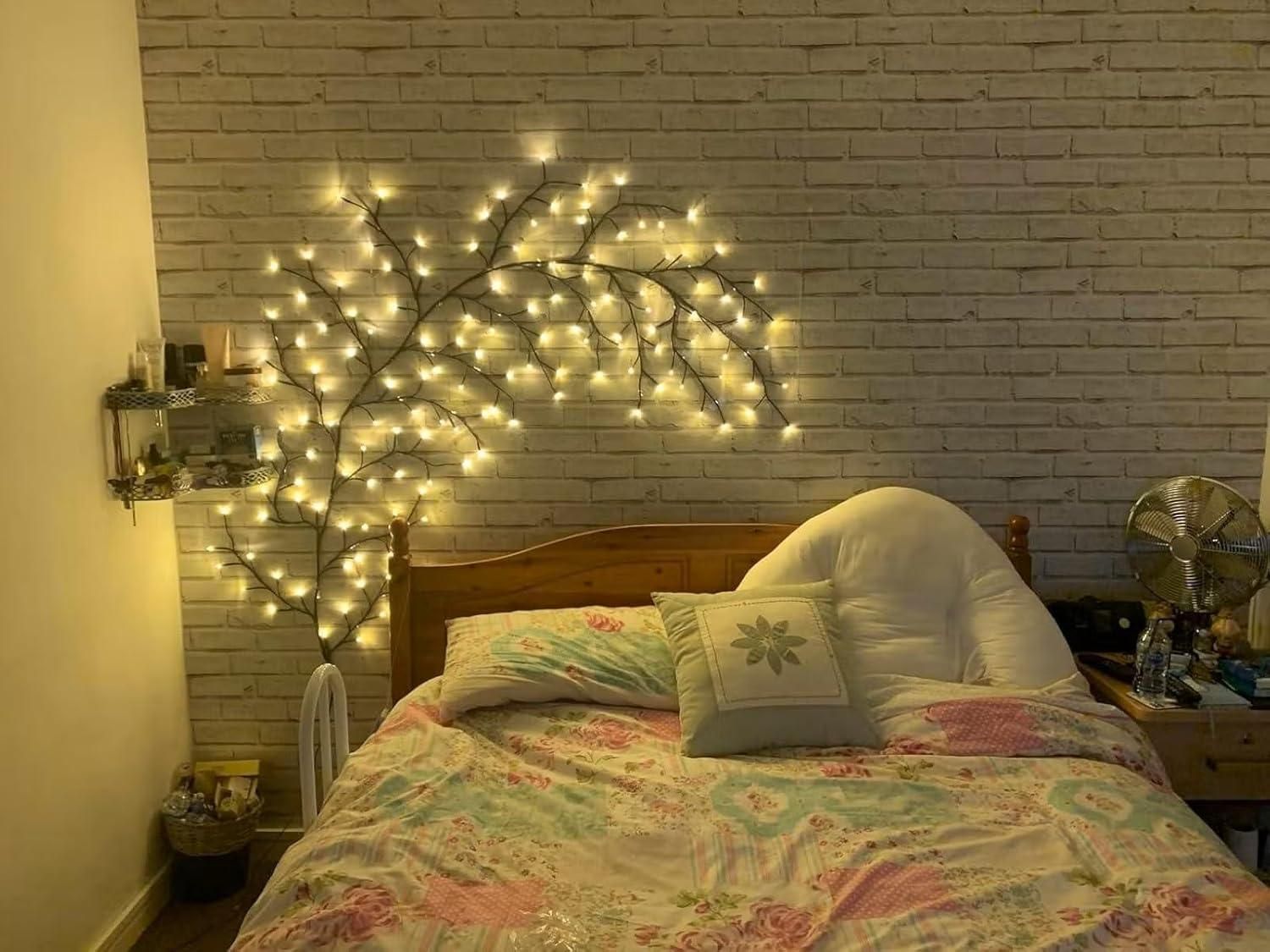 Bendable Willow Tree Branch LED Lights | Assorted Color Decorative Wall Light | 1 Pack | Wall Decor