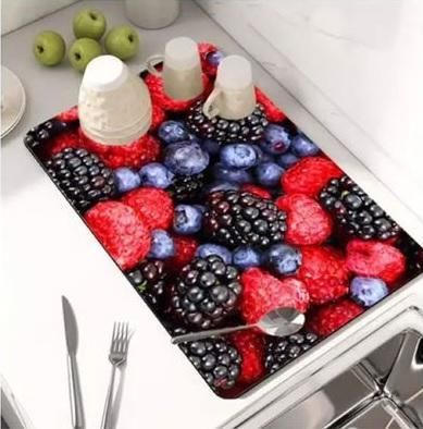 Quick-Dry Rubber Mat | Lightweight & Washable | Multipurpose Use | Pack of 1
