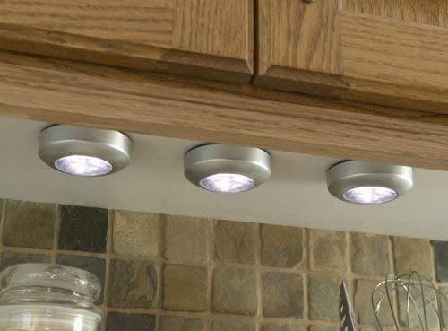 Stick-On Touch LED Lamps | Tap to Light | Battery Operated for Bedroom, Closet, Kitchen | Pack of 2