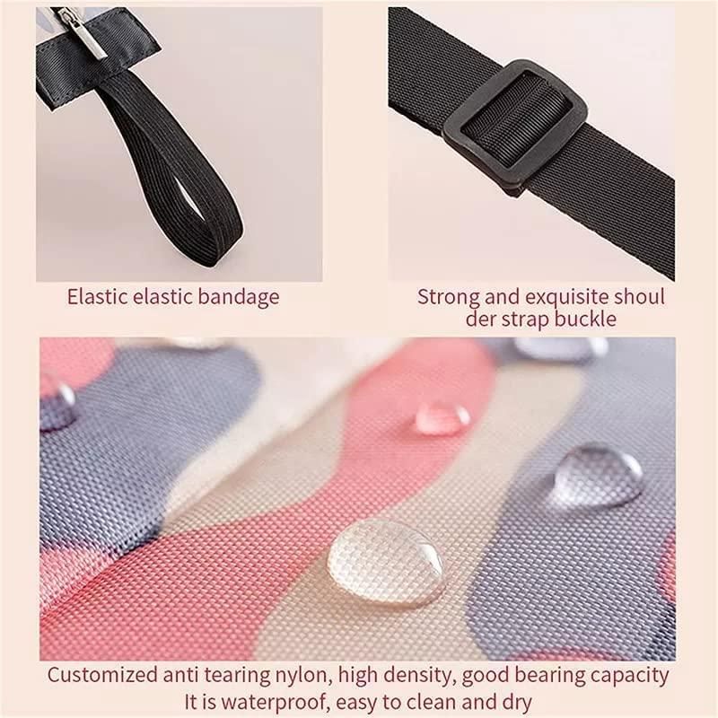 Travel-Friendly Foldable Tote Bag | Waterproof Nylon Shoulder Bag with Zipper | Lightweight & Reusable
