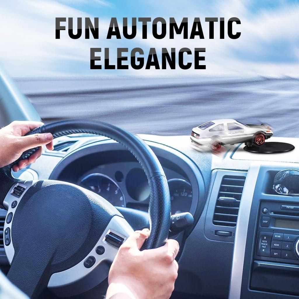 Decorative Car Model with Self-Adhesive Base – Plastic Dashboard Accessory (Pack of 1)
