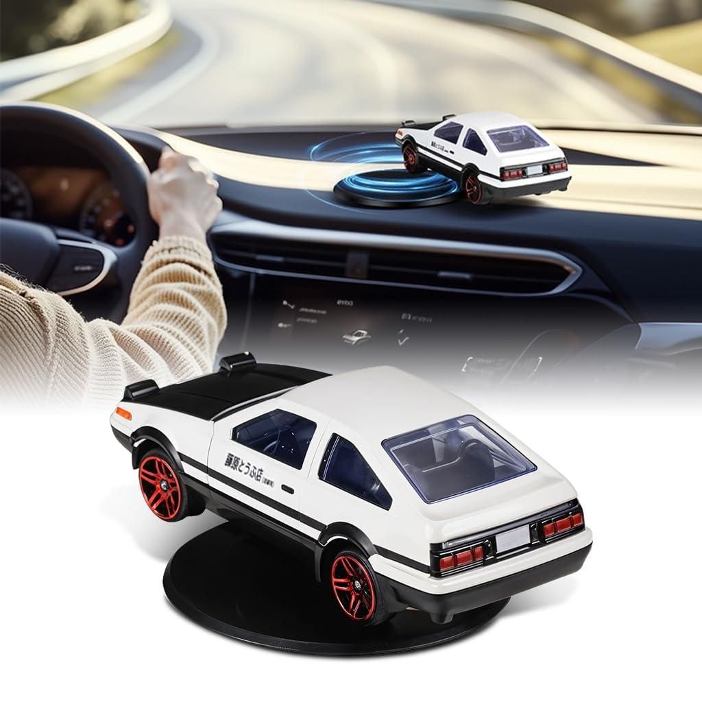 Decorative Car Model with Self-Adhesive Base – Plastic Dashboard Accessory (Pack of 1)