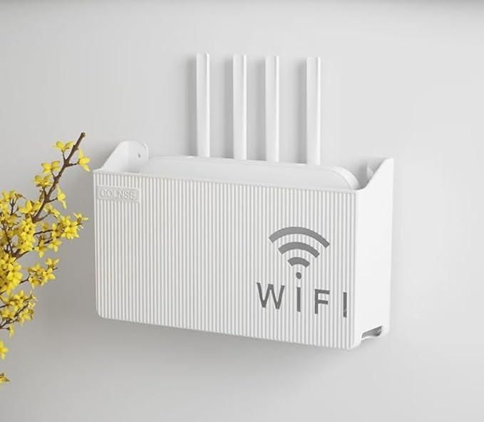 Wall Mounted Router Storage Box – Cable Organizer & Modem Holder