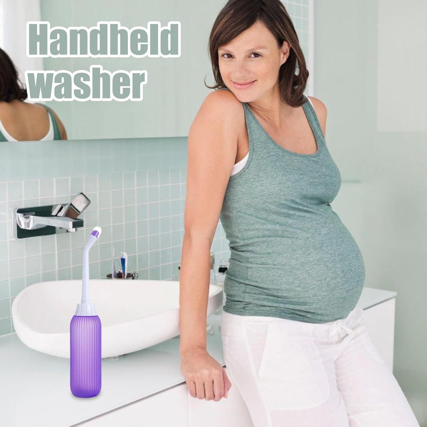 Portable Bidet Bottle Sprayer – 500ml Upside-Down Personal Hygiene Cleaner for Travel & Postpartum Use (Pack of 1)