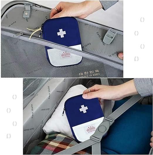 Portable Travel Medicine Bag – Compact First Aid & Pill Organizer Pouch for Men & Women (1 Pc)