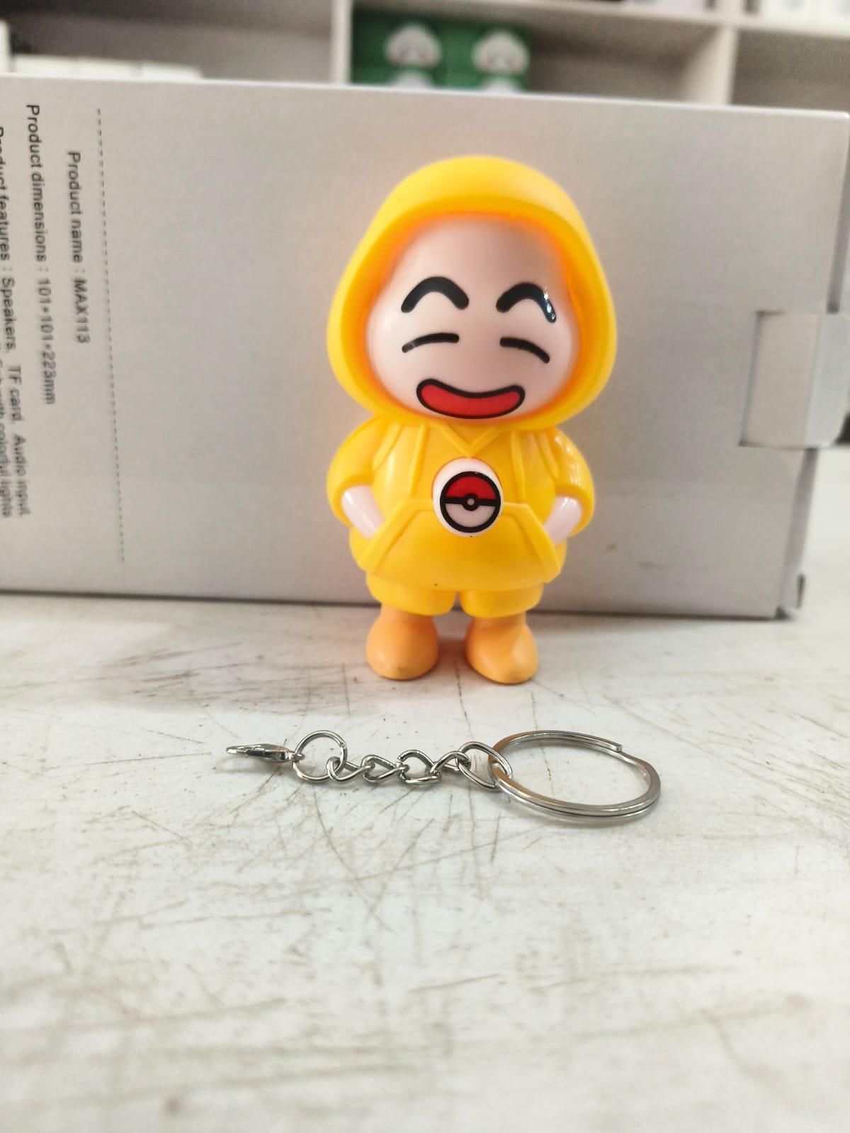 Shinchan Face Changing Keychain – Fun & Expressive PVC Character Keyring (1 Pc)