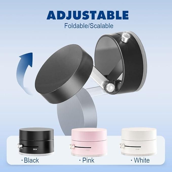 Multifunctional Magnetic Phone Holder | Foldable & 360° Adjustable | Strong Vacuum Suction Mount – 1 Pc