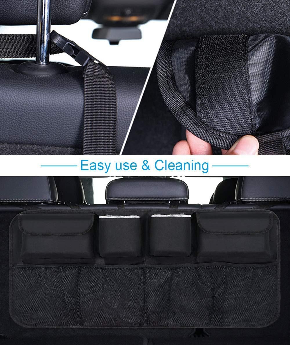 Car Back Seat Organizer – Multi-Pocket Storage Bag for Cars, Ideal for Travel & Daily Use (1 Pc)