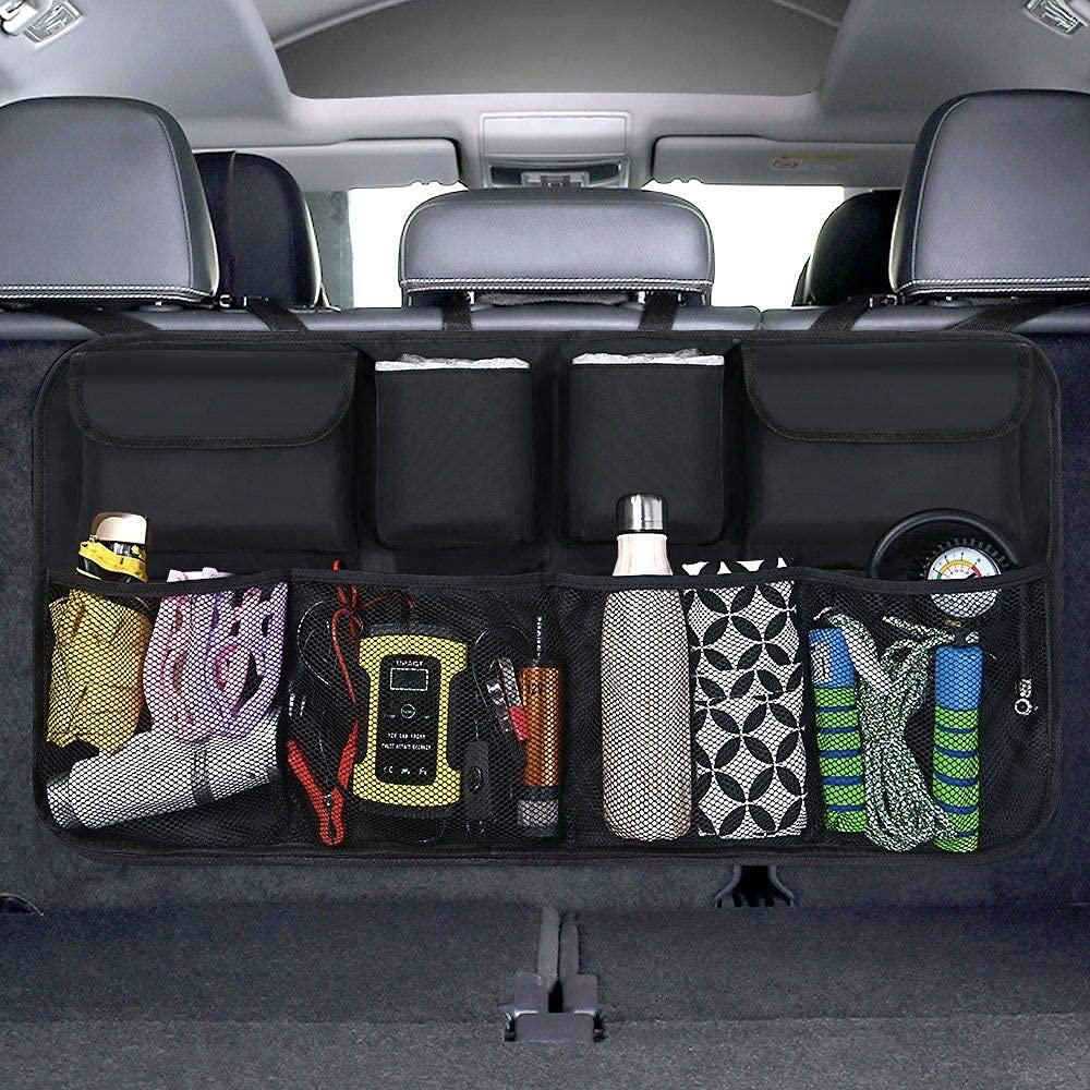 Car Back Seat Organizer – Multi-Pocket Storage Bag for Cars, Ideal for Travel & Daily Use (1 Pc)