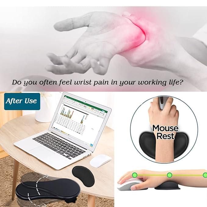Adjustable Wrist & Arm Support Pad | Ergonomic Desk Extender to rest your Arm | Pack of 1