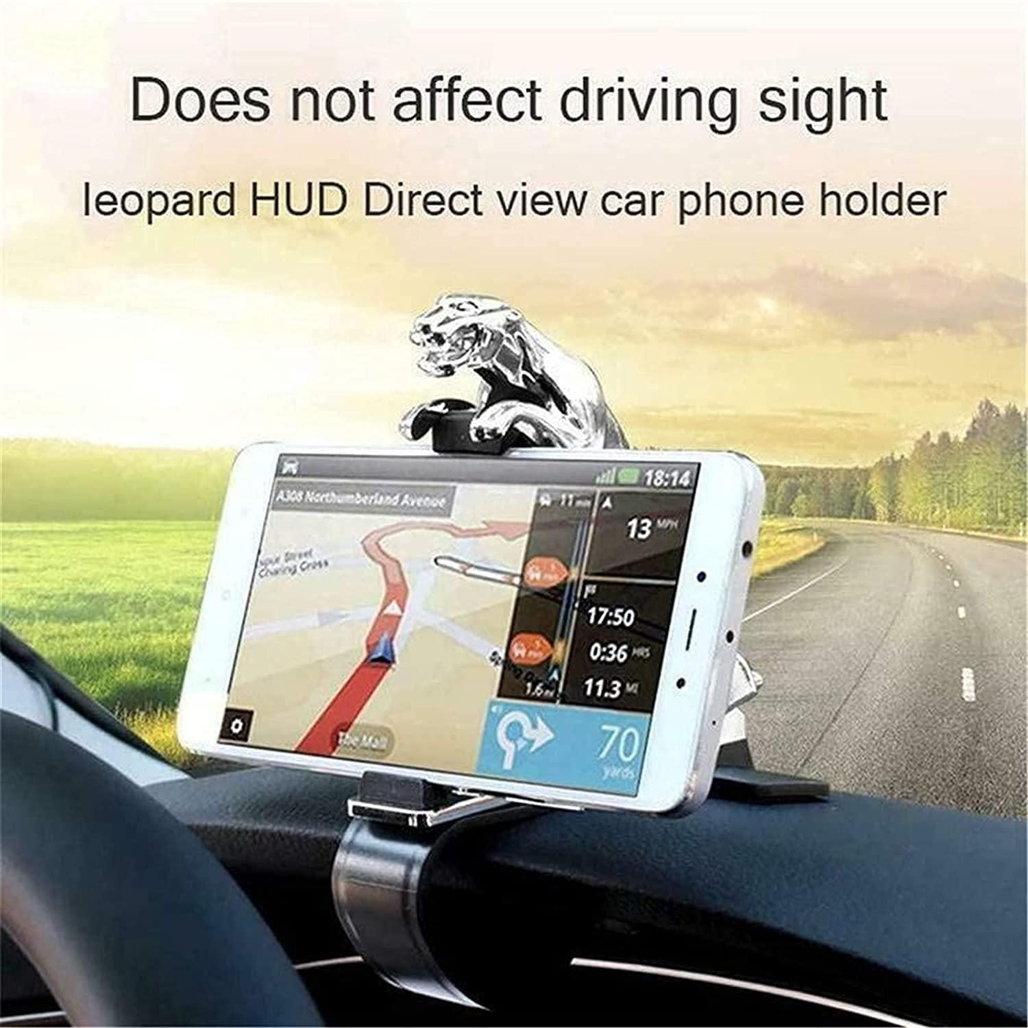 Jaguar Dashboard Phone Holder for Car  Durable Plastic Metal Mix