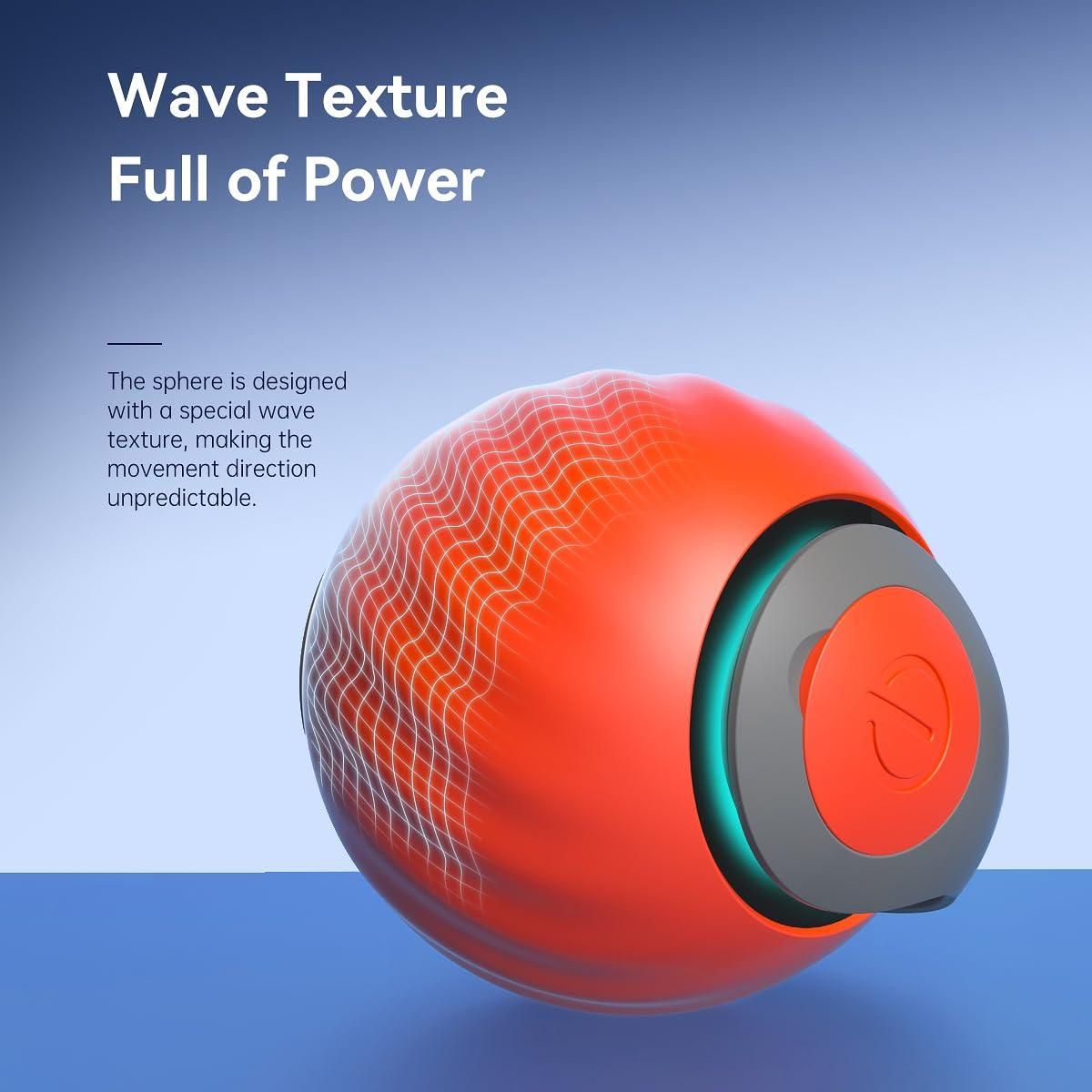 Interactive Rolling Ball Cat/Dog Toy – USB Rechargeable Smart Teaser for Cats & Kittens (Pack of 1)