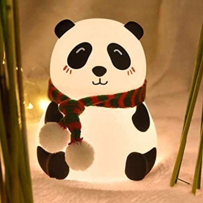 Touch Sensor Panda Lamp | Silicone Night Light for Kids | 7 Color LED Mood Light | 1 Pc