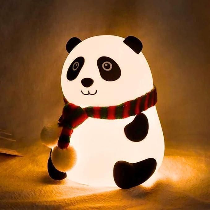 Touch Sensor Panda Lamp | Silicone Night Light for Kids | 7 Color LED Mood Light | 1 Pc
