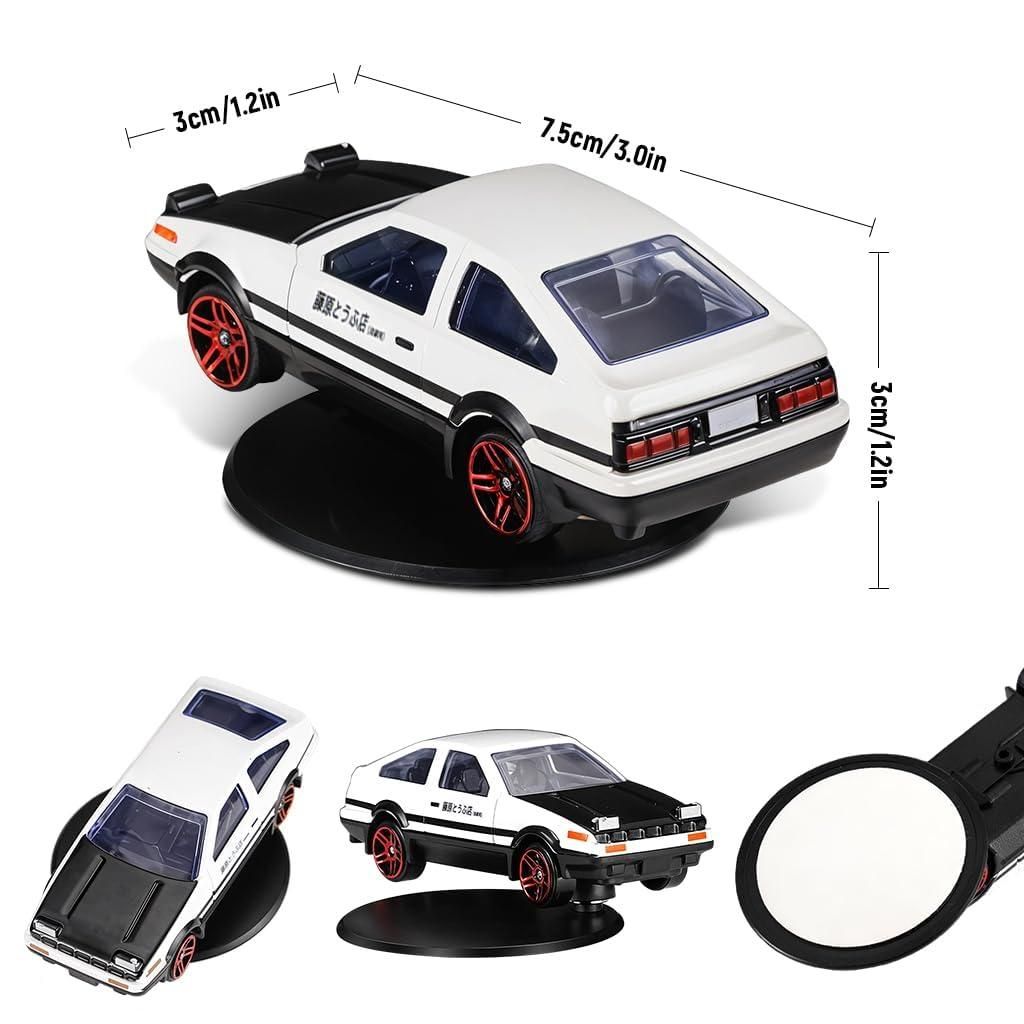 Decorative Car Model with Self-Adhesive Base – Plastic Dashboard Accessory (Pack of 1)