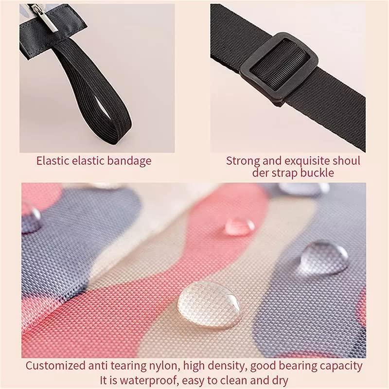 Travel-Friendly Foldable Tote Bag | Waterproof Nylon Shoulder Bag with Zipper | Lightweight & Reusable