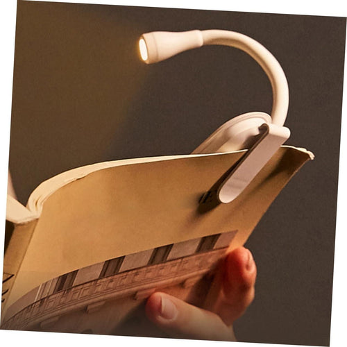 360° Flexible LED Book Light with Clip | USB Rechargeable | 3 Color Modes | Eye-Friendly Design