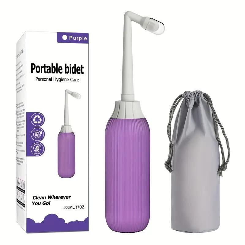 Portable Bidet Bottle Sprayer – 500ml Upside-Down Personal Hygiene Cleaner for Travel & Postpartum Use (Pack of 1)