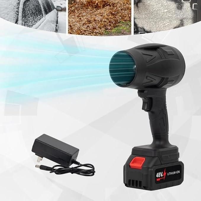 Cordless Turbo Jet Blower – Powerful Handheld Electric Air Blower for Dust, Car Wash & Snow Removal (1 Pc)