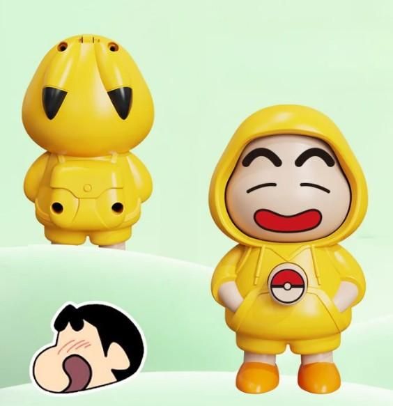 Shinchan Face Changing Keychain – Fun & Expressive PVC Character Keyring (1 Pc)
