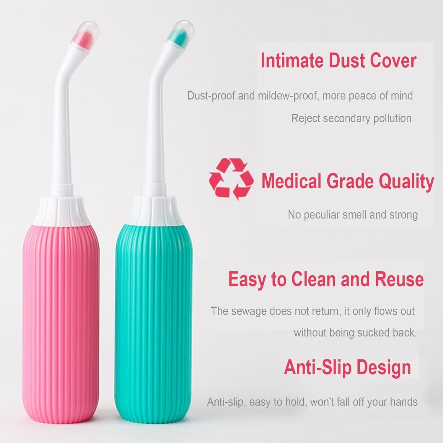 Portable Bidet Bottle Sprayer – 500ml Upside-Down Personal Hygiene Cleaner for Travel & Postpartum Use (Pack of 1)