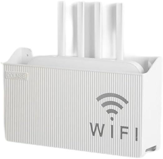 Wall Mounted Router Storage Box – Cable Organizer & Modem Holder