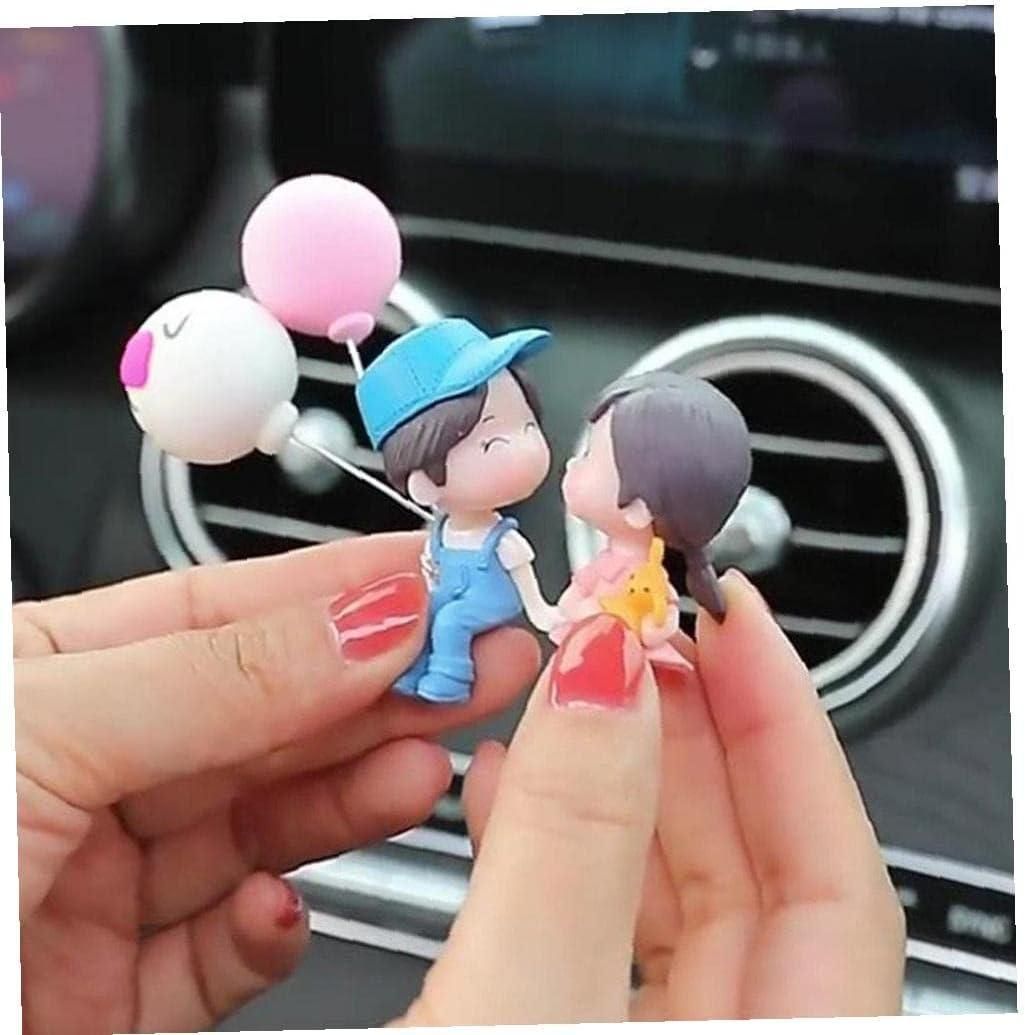 Couple Car Decoration Showpiece | Cute Cartoon Lovers | Romantic Dashboard or Table Decor | Pack of 1