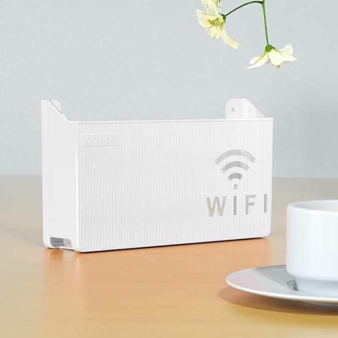 Wall Mounted Router Storage Box – Cable Organizer & Modem Holder