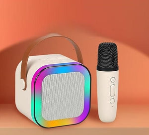Bluetooth Karaoke Speaker with Built-in Microphone | Wireless Portable Audio System | USB Type-C | Pack of 1