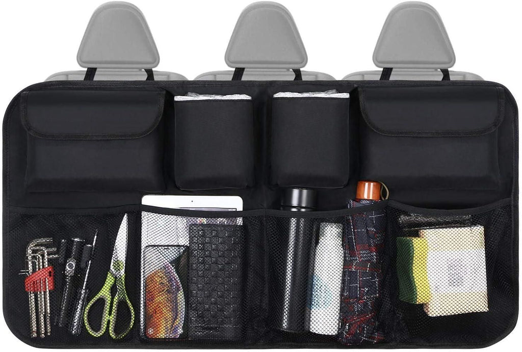 Car Back Seat Organizer – Multi-Pocket Storage Bag for Cars, Ideal for Travel & Daily Use (1 Pc)